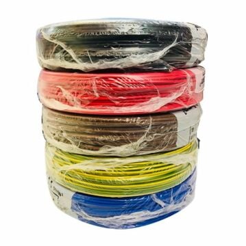 Öznur Kablo 2,5 mm Nya Tek Damarlı Bakır Elektrik Kablosu Siyah 100 Metre