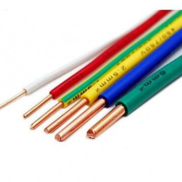 Öznur Kablo 2,5 mm Nya Tek Damarlı Bakır Elektrik Kablosu Siyah 100 Metre