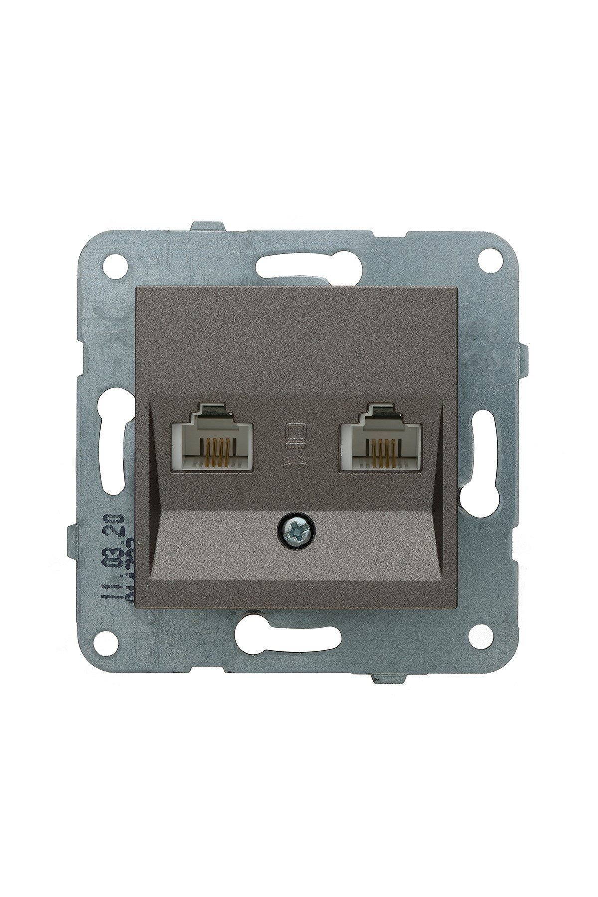 Viko Artline Novella Data-Nümeris Telefon Prizi (RJ45-CAT5E-CAT3) Mekanizma + Kapak 92600035