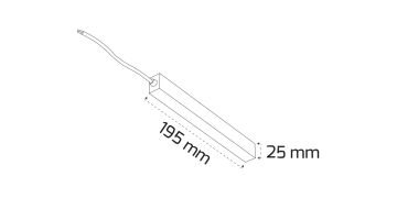 Goya 100 Watt Slim Magnet Led Driver 19CM GY 100-48
