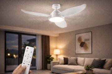 Cata Fırtına 3 Renk Yanma Modlu Dimlenebilir Pervane Led Ampul Aydınlatma CT-1157