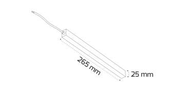 Goya 200 Watt Slim Magnet Led Driver 26CM GY 200-48