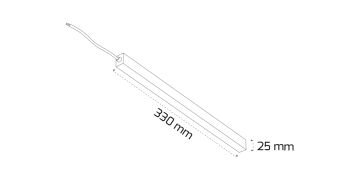 Goya 300 Watt Slim Magnet Led Driver 26CM GY 300-6300-US