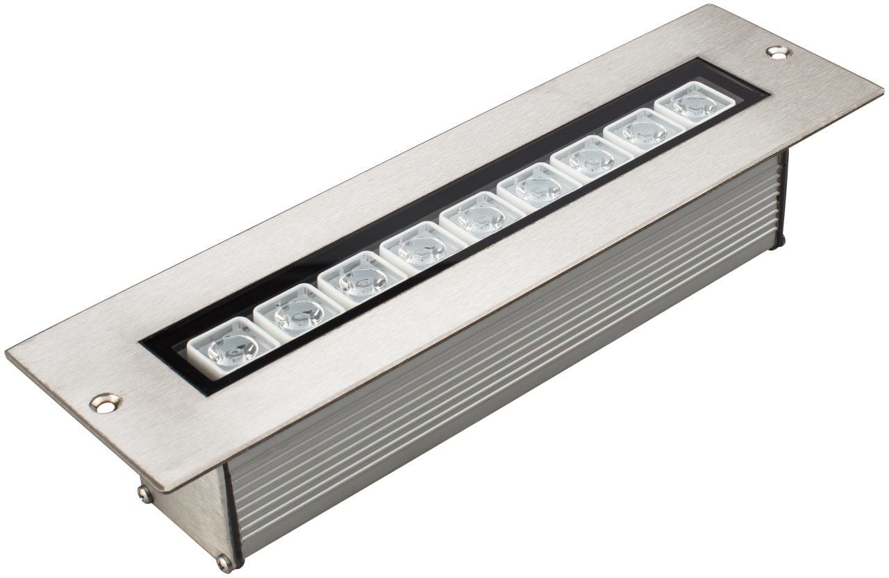 Sıva Altı Wallwasher Duvar Aydınlatma 30Cm 9 Ledli Volvoşır Aydınlatma YEŞİL