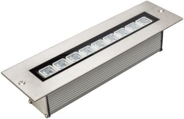 Sıva Altı Wallwasher Duvar Aydınlatma 30Cm 9 Ledli Volvoşır Aydınlatma YEŞİL