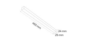 Goya Slim 18W Magnet Linear Ray Armatür Aydınlatma 45CM GY 2070-45