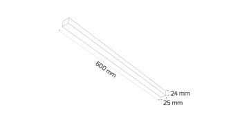 Goya Slim 28W Magnet Linear Ray Armatür Aydınlatma 60CM GY 2070-60