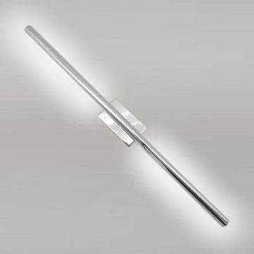Krom Kasa Düz Dekoratif Çift Yönlü Duvar Aplik 80CM