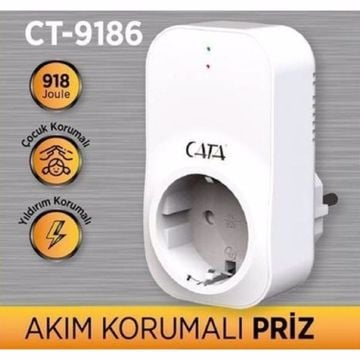 Cata 4000W Akım Korumalı Priz CT-9186