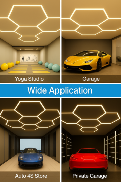 Cata Anzer Petek Led Linear Aydınlatma Armatürü Gün Işığı 240 Watt ct-9082