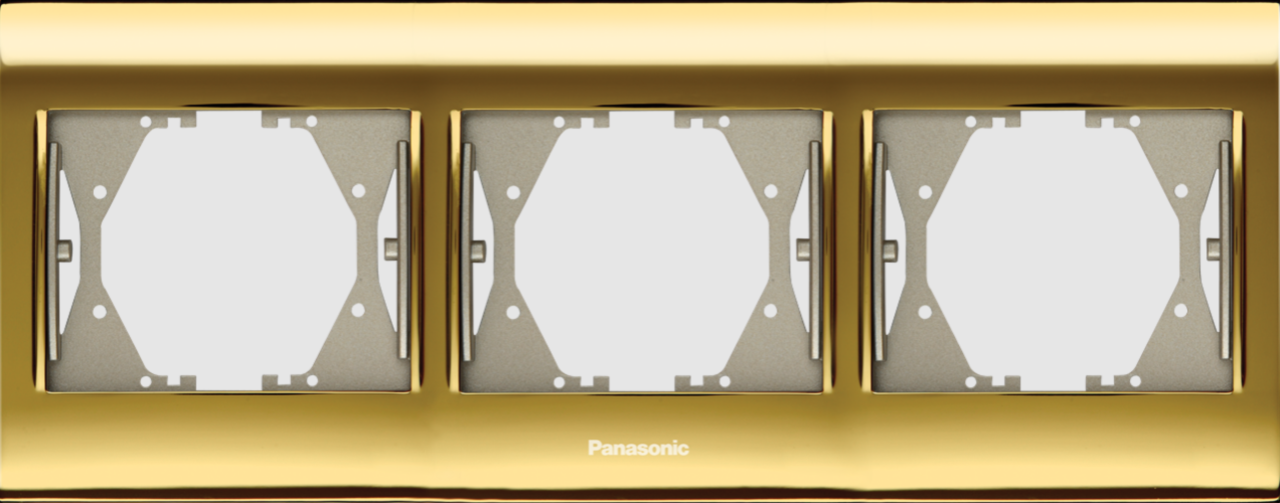 Viko Thea Blu Üçlü Çerçeve Gold