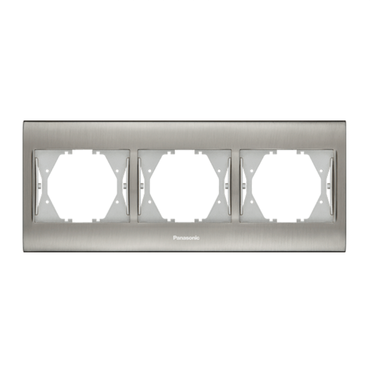 Viko Thea Blu Üçlü Çerçeve Inox Beyaz