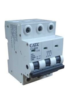 Cata 3x10A 4.5kA C Tipi Otomatik Sigorta ct-9628