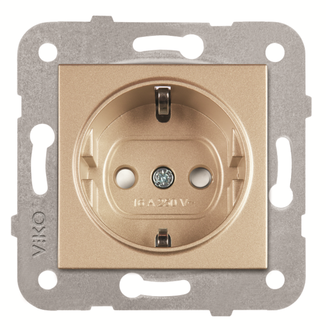 Viko Artline Novella Çocuk Korumalı Topraklı Priz Mekanizma + Kapak 92605342 Bronz