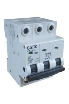 Cata 3x25A 4.5kA C Tipi Otomatik Sigorta ct-9631