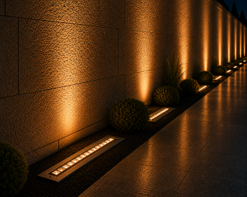 Sıva Altı Wallwasher Duvar Aydınlatma 70Cm 24 Ledli Volvoşır Aydınlatma