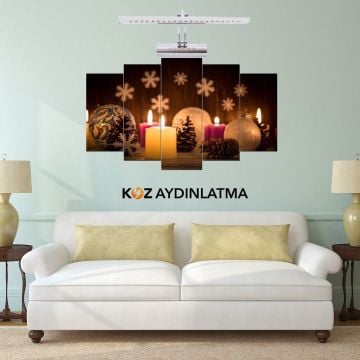 Cata Kuğu Krom Ledli Banyo Tablo Aplik Armatür ct-5212