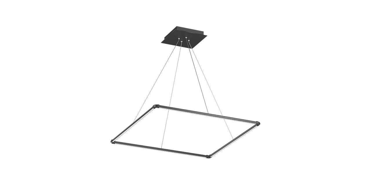 Goya 42 Watt Samsung Ledli Dekoratif Sarkıt Kare Linear Aydınlatma 72CM GY 8123-3