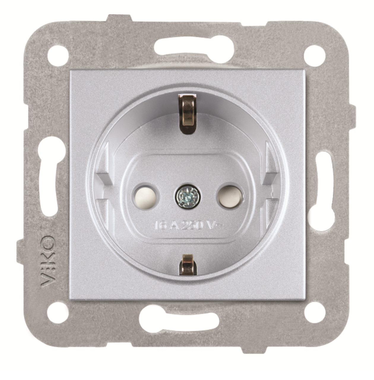 Viko Artline Novella Çocuk Korumalı Topraklı Priz Mekanizma + Kapak 92605342 Gümüş