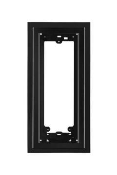 Audio Beyaz Işıklı Sıva Üstü Panel Altlık Siyah Çerçeve 001284A