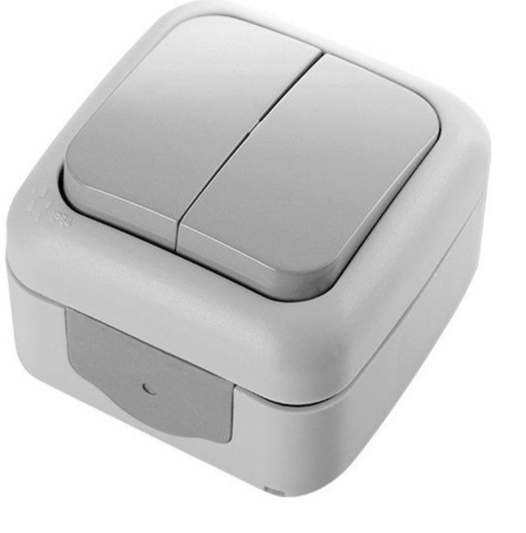 Viko Palmiye Sıva Üstü Komütatör İkili Anahtar 90555002