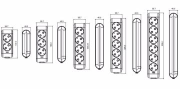 Viko Multi-led Dörtlü 5 Mt Grup Priz Topraklı Çocuk Korumalı 90113405