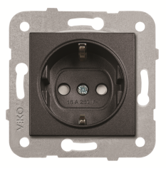 Viko Artline Novella Çocuk Korumalı Topraklı Priz Mekanizma + Kapak 92605342 Siyah