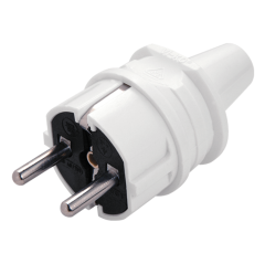 Viko Topraklı Erkek Fiş Beyaz 90304100