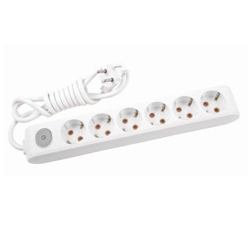 Viko Multi-led Altılı 2 Mt Anahtarlı Grup Priz Topraklı Çocuk Korumalı 90117602