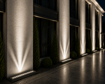 Sıva Altı Wallwasher Duvar Aydınlatma 100Cm 36 Ledli Volvoşır Aydınlatma