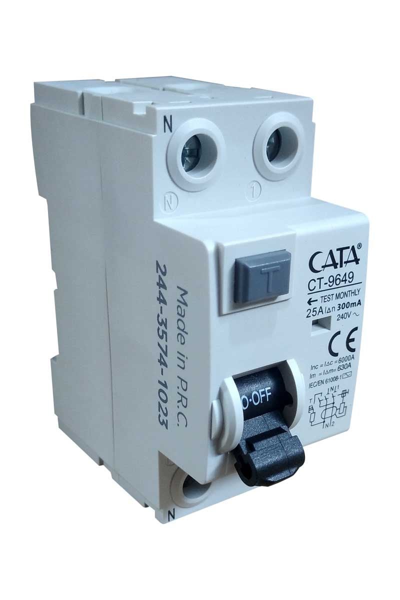Cata 2x25A 300mA 6kA Kaçak Akım Rölesi ct-9649