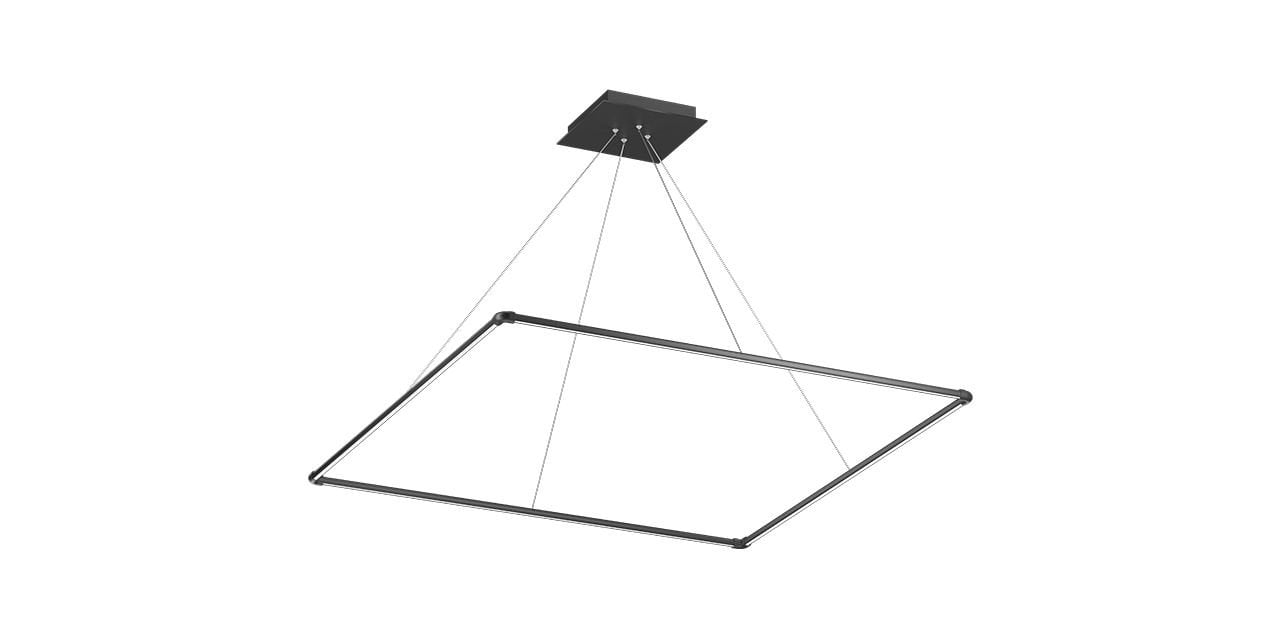 Goya 56 Watt Samsung Ledli Dekoratif Sarkıt Kare Linear Aydınlatma 94CM GY 8123-4