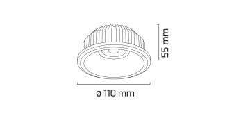 Goya 20 Watt Samsung Ledli AR111 Mağaza Aydınlatma Armatürü Ampülü GY 9173-20