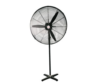 Kaşkar Taflan FL-750-HR 210W 4 Kademeli Kumandalı Siyah Gövde Sanayi Tipi Ayaklı Vantilatörü 76CM