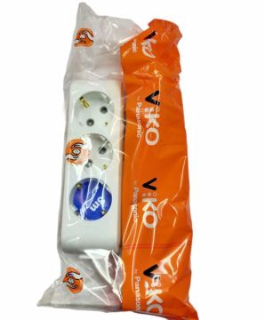 Viko Multi-led Üçlü 3 Mt Grup Priz Topraklı Çocuk Korumalı 90113303