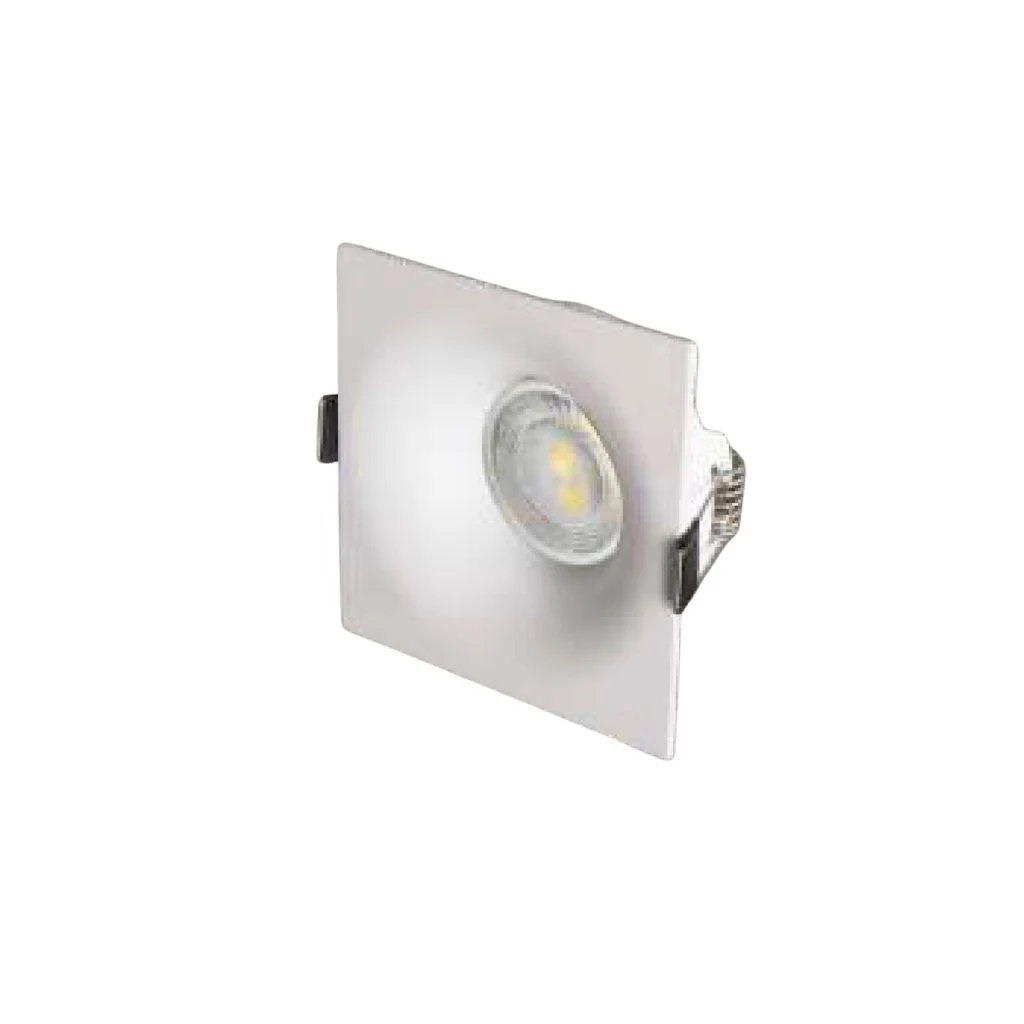 Cata Leopon Kare Beyaz Dekoratif Spot Armatür ct-5092