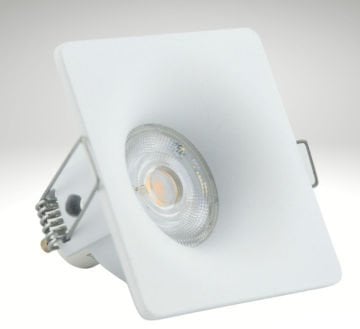 Cata Leopon Kare Beyaz Dekoratif Spot Armatür ct-5092