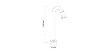 Goya 5W Dış Mekan Modern Led Yol Bahçe Armatürü Aydınlatma Bollard Aydınlatma GY 6261