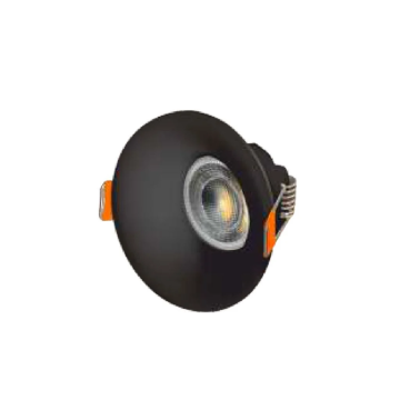 Cata Leopon Yuvarlak Siyah Dekoratif Spot Armatür ct-5091