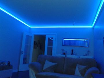 Cata 7W 10 Çipli İç Mekan Şerit Led Aydınlatma Mavi Işık CT-4484