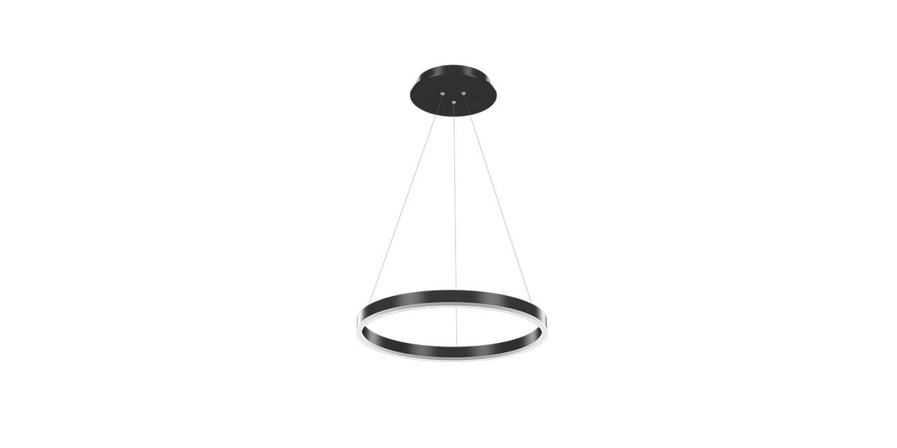 Goya 35 Watt Samsung Ledli Dekoratif Sarkıt Yuvarlak Linear Aydınlatma 40CM GY 8210-40