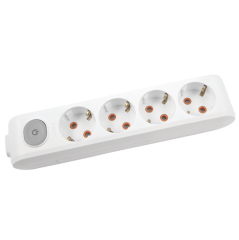 Viko Multi-led Dörtlü Anahtarlı Grup Priz Topraklı Klemensli Çocuk Korumalı 90117400