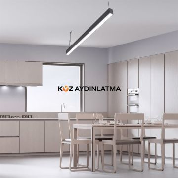 Cata Gold Sarkıt Linear Aydınlatma 120 Cm Beyaz Işık 6400K ct-9081