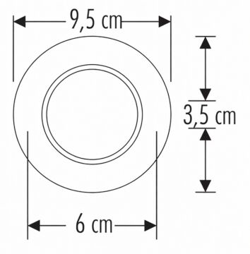 Cata Zebra 6 Watt Yuvarlak Led Spot Armatür ct-5257