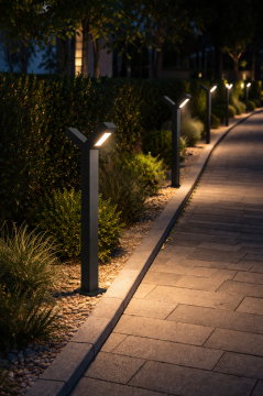 Goya 28W Dış Mekan Modern Bahçe Yol Aydınlatma Direği 75Cm GY 6267