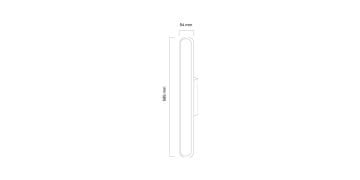 Goya 20W Dekoratif Duvar Aplik Aydınlatma Armatür 60CM Gün Işığı GY 4210