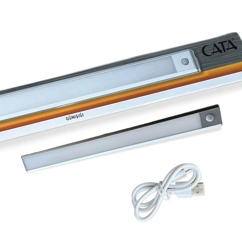 Cata Bella 20 Watt Ledli Sensörlü Usb Şarjlı Sensörlü Cabinet CT-2465