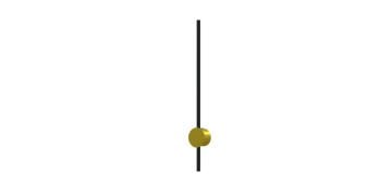 Goya 10W Dekoratif Anahtarlı Düz Duvar Aplik Aydınlatma Armatür 60CM GY 4211