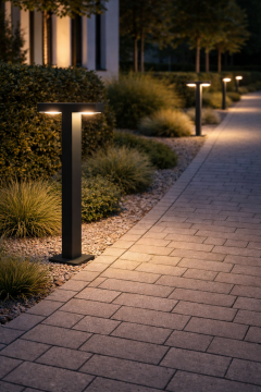 Goya 28W Dış Mekan Modern Bahçe Yol Aydınlatma Direği 75Cm GY 6269