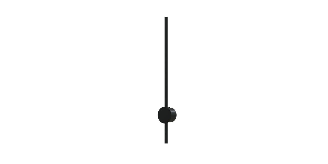 Goya 10W Dekoratif Anahtarlı Düz Duvar Aplik Aydınlatma Armatür 60CM GY 4211 Siyah